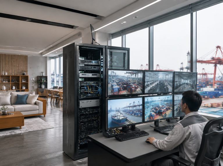 廉江5G港口视频数据远程监控系统